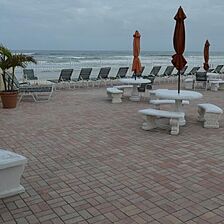 Beach Island Resort — Deck Area