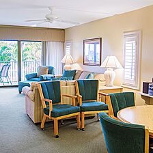 Sanibel Beach Club II &mdash; Living Area
