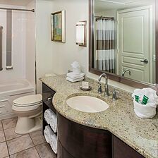 Hilton Grand Vacations at McAlpin-Ocean Plaza — Sample Bathroom