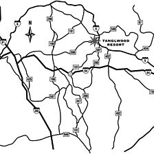 Tanglwood Resort &mdash; - Area Map