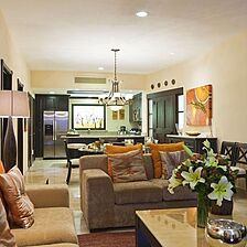 Garza Blanca Preserve Resort & Spa &mdash; Sample unit living area