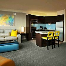 Bay Lake Tower at Disney's Contemporary Resort &mdash; Sample Living Area