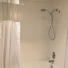 Tamarack Beach Resort — Sample Bathroom