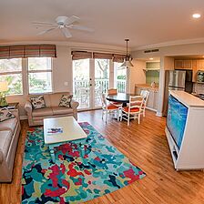 Disney's Old Key West Resort — Sample unit living area