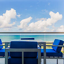 Azure Beach & Blue Residences Aruba — Sample Balcony