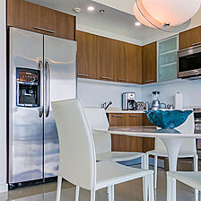 Azure Beach & Blue Residences Aruba — Sample Kitchen