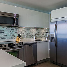 Azure Beach & Blue Residences Aruba — Sample Kitchen