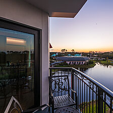 Disney's Riviera Resort — Sample Tower Studio Unit Balcony