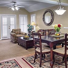Club Wyndham Villas at Fairfield &mdash; Sample Living Area