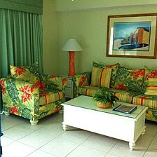 Coconut Palms Beach Resort — Sample Living Area