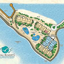 The Royal Sea Aquarium Resort — The Sea Aquarium Resort - Resort Map