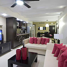 Las Flores Beach Resort — Sample Living Area