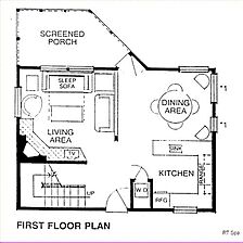 Ridge Top Village and Ridge Top Summit at Shawnee — 1st level floor plan
