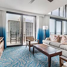 Lagoon Tower by Hilton Grand Vacations — Sample Living Area