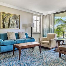 Lagoon Tower by Hilton Grand Vacations — Sample Living Area