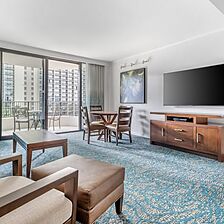 Lagoon Tower by Hilton Grand Vacations — Sample Living Area