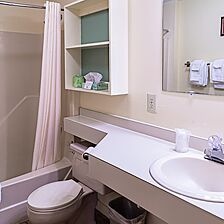 Inns of Waterville Valley — Sample Bathroom