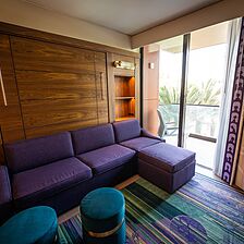 Villas at Disneyland Hotel — One-Bedroom and Two-Bedroom Living Area