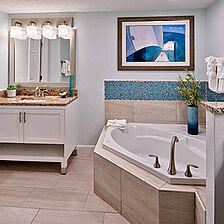 Grand Seas Resort — Sample Bathroom