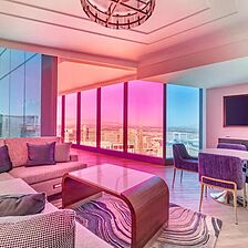 Elara by Hilton Grand Vacations — Two-Bedroom Entertainment Plus Suite Living Area (Hilton Club)