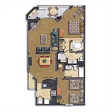 Crown Park Resort &mdash; - Unit Floor Plan
