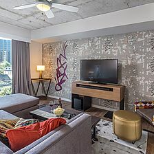 Club Wyndham Austin — Sample Living Area
