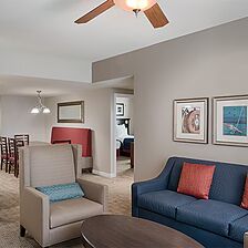 Club Wyndham National Harbor — Sample Living Area