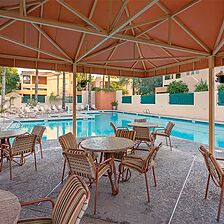 Club Wyndham Orange Tree Golf Resort — Covered Pool Area Tables