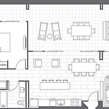 Marriott's Crystal Shores — 3 Bedroom Penthouse Floorplan