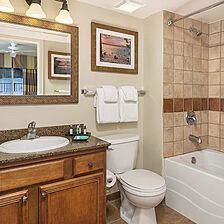 Club Wyndham South Shore — Sample Bathroom