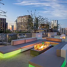 Club Wyndham Austin — Rooftop Firepit Area