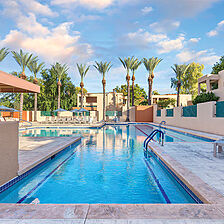 Club Wyndham Orange Tree Golf Resort — Accessible Pool With Loungers and Umbrellas
