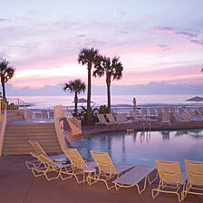 Club Wyndham Ocean Walk — Pool View at Sunset
