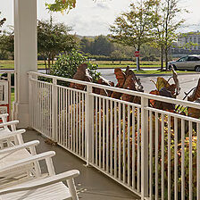 Club Wyndham Nashville — Porch With Rocking Chairs