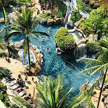 Lagoon Tower by Hilton Grand Vacations — Pool and Hot Tub With Loungers