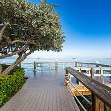 Walkway at Galleon to Historic Seaport Marina