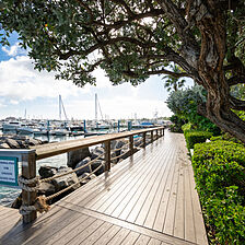Walkway at Galleon to Historic Seaport Marina