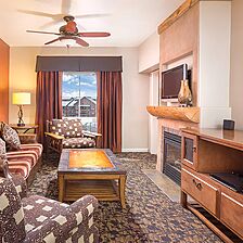 Club Wyndham Steamboat Springs — Sample living room