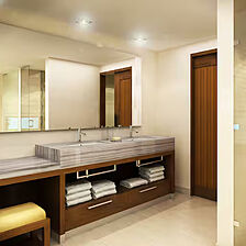 The Grand Islander by Hilton Grand Vacations — Sample Bathroom