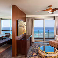 The Grand Islander by Hilton Grand Vacations — Sample Living Area