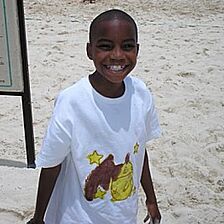 Eldest son made tshirt onsite
