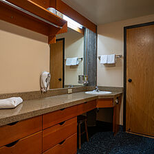 Iron Blosam Lodge — Sample bathroom