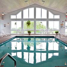 Indoor Pool + Hot Tub