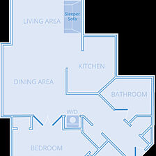 Divi Aruba Phoenix Beach Resort — One-bedroom Beach Tower Suite Floorplan