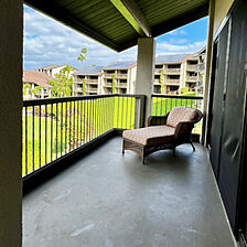 large covered deck
