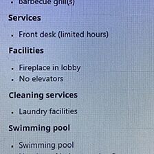 Resort Amenities