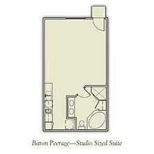 Henley Manor — - Studio Floor Plan