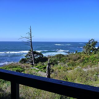 The Inn at Otter Crest — Sample unit balcony view
