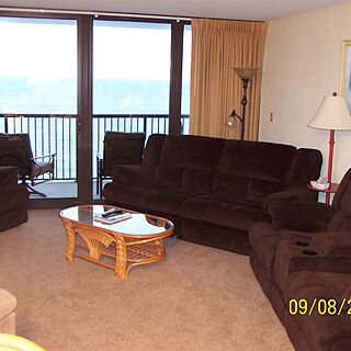Club Regency at Regency Towers — Four recliners and a sleeper sofa