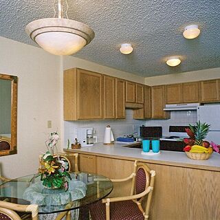 Banyan Harbor Resort — Sample unit kitchen